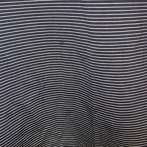Vineyard Vine’s Performance Long Sleeve Polo Shirt Size Medium Navy Stripe - Picture 5 of 7